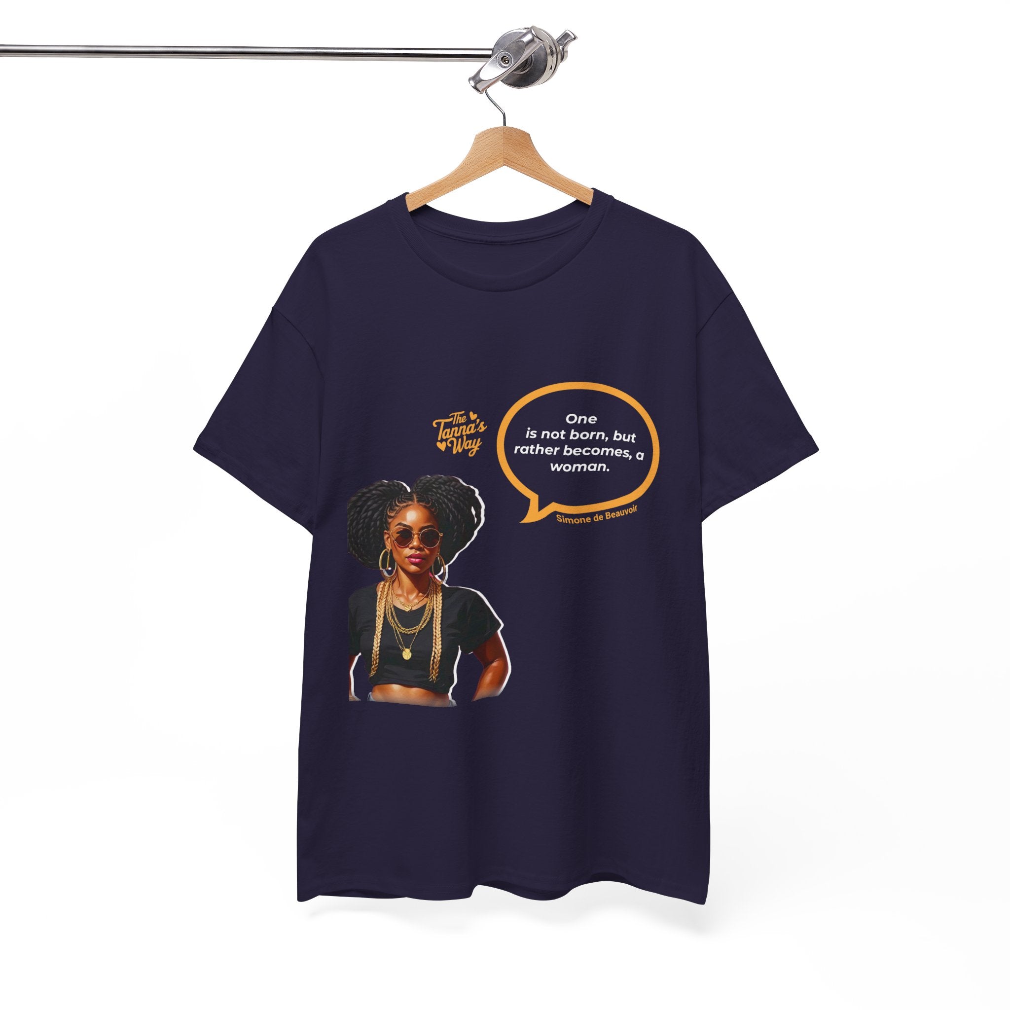 Simone De Beauvoir |  Unisex Heavy Cotton Tee